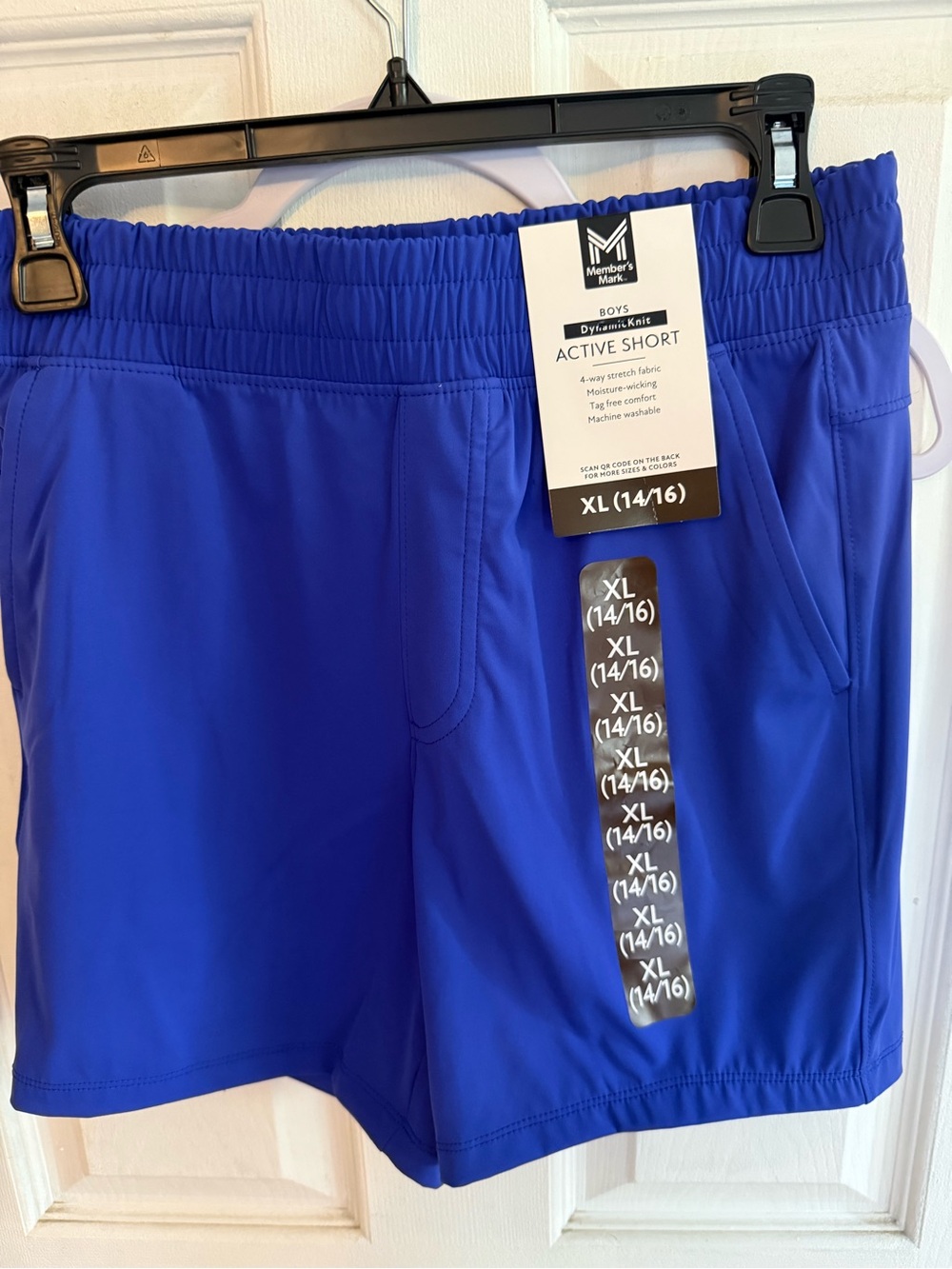 Member's Mark Boys' Active Shorts in Royal Blue